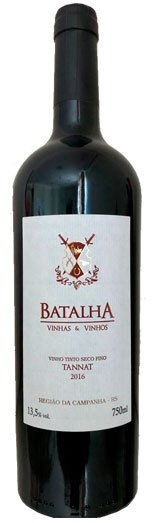 Tannat 2018 - Batalha 750ml - Vinhos Batalha