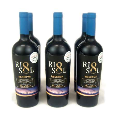 kit caixa de vinhos rio sol reserva 2018