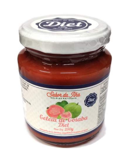 geleia de goiaba diet sabor da ilha 250g