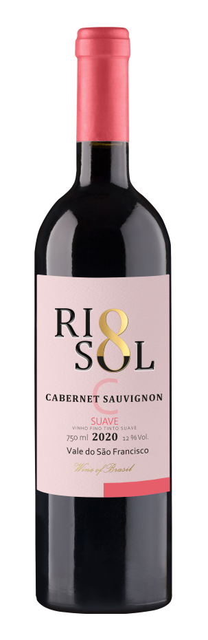 Rio Sol Cabernet Sauvignon Suave 2021 750ml - Vinhos Rio Sol